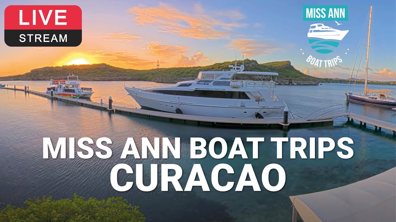 Barbara Beach | Curaçao | Miss Ann Boat Trips | LIVE WEBCAM