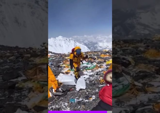 Mt. Everest is now covered in trash